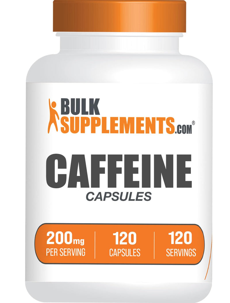 BULKSUPPLEMENTS.COM Caffeine Capsules - Caffeine Supplements, Caffeine Pills 200mg - Caffeine Capsule, Stay Awake Caffeine Pills - 1 Capsule per Servings, 120-Day Supply, 120 Capsules 120 Count (Pack of 1) - BeesActive Australia