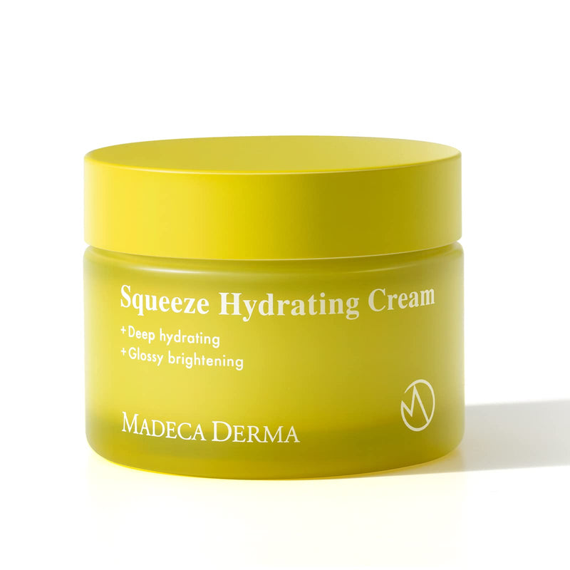 Madeca Derma Squeeze Hydrating Facial Cream for Women - Deep Hydration and Glossy Brightning, Fresh Squeezed Fruits and Vegetables, Prickly Pear Cactus & Carica papaya, Vita Squeeze Complex, 1.69 FL.OZ - BeesActive Australia