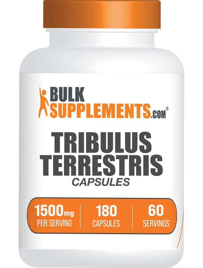 BulkSupplements.com Tribulus Terrestris Capsules - Tribulus Terrestris Supplements, Tribulus Terrestris for Men & Women, Tribulus Terrestris Extract - 3 Capsules per Serving (1500mg), 180 Capsules - BeesActive Australia