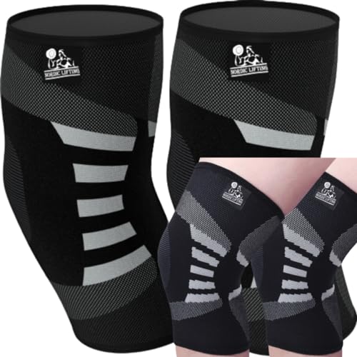 Elbow Compression SLeeves Medium Bundle with Knee Compression Sleeves Medium