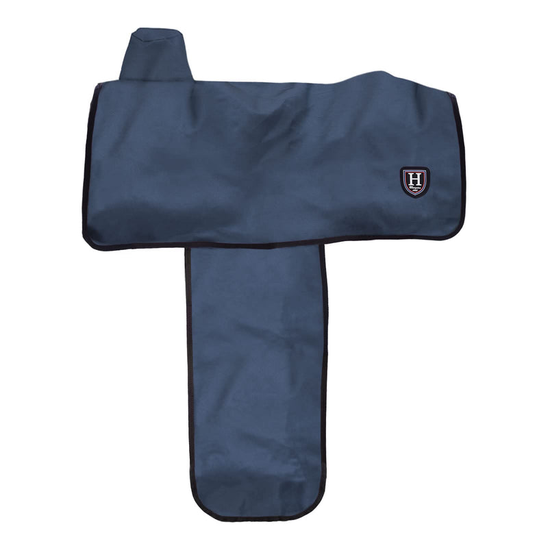 Harrison Howard 600 Denier Splash-Resistant Protective Saddle Cover Protection from Scratches, Direct Sunlight, and Dust/Debris Keeps Saddle in Pristine Condition-Navy Navy - BeesActive Australia