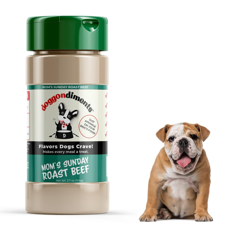 Mom's Sunday Roast Beef Dog Food Topper, Fun People Food Flavors, Made in USA - PawsPlanet Australia