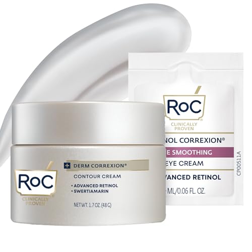 RoC Derm Correxion Neck Cream, Retinol + Hyaluronic Acid, Firming, 1.7 oz
