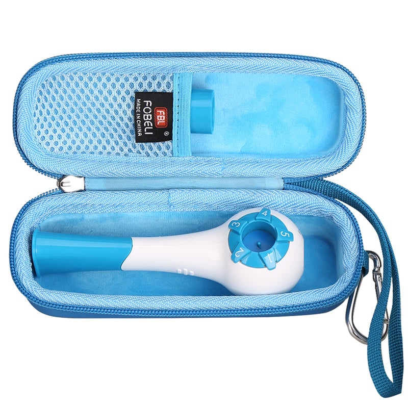 EVA Hard Carrying Case Compatible with The Breather/HETARU Natural Breathing Exercise Device, Hand-Held Inspiratory Expiratory Muscle Trainer (Blue, Case Only) Blue - BeesActive Australia