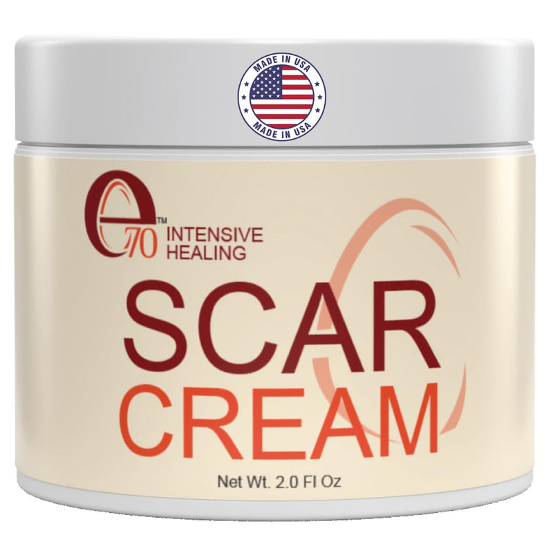 Scar Cream Gel for Surgical Scars Fast Repair C-Section -2.0 Fl Oz , Stretch Marks, Keloids, Burns, Scar Away Cream for Old Scars. Vitamins Full - All Skin Types - Reduce Acne Spots and scar treatment - BeesActive Australia