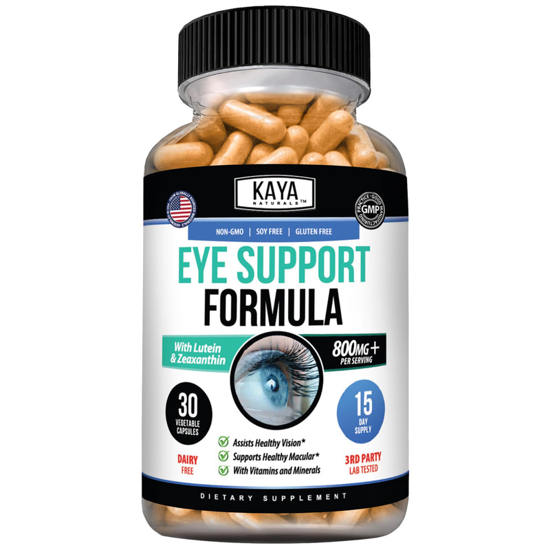 Kaya Naturals Eye Health Supplement, 30 Count 30 Count (Pack of 1)