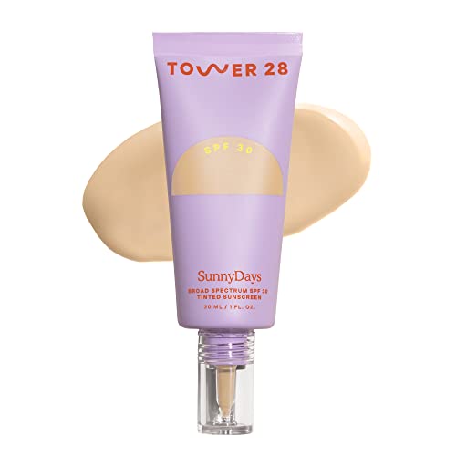 Tower 28 SunnyDays SPF 30 Tinted Sunscreen Foundation, Shade 15 (1 oz) 15 MELROSE