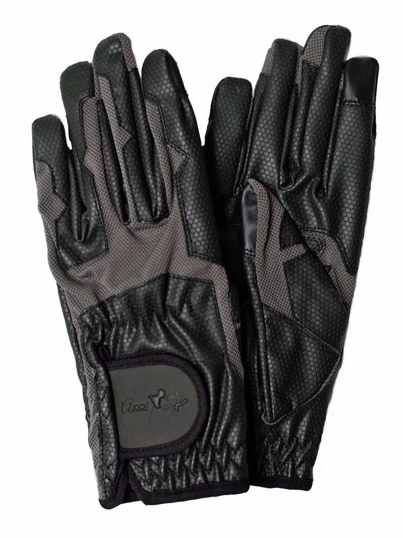 Anni Lyn Sportswear Women's Passage Riding Glove Medium Grey - BeesActive Australia