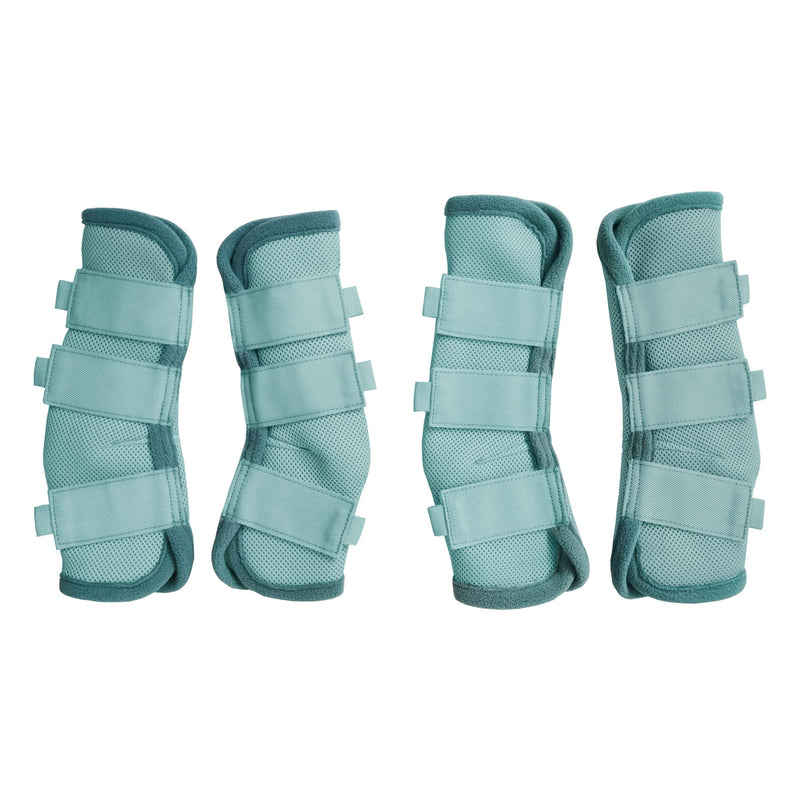 Horse Fly Boots - Fly Horse Boots Perfect for Equine Leg Wraps and Maximum Horse Fly Protection Set of 4 (Blue, Full) Blue - BeesActive Australia