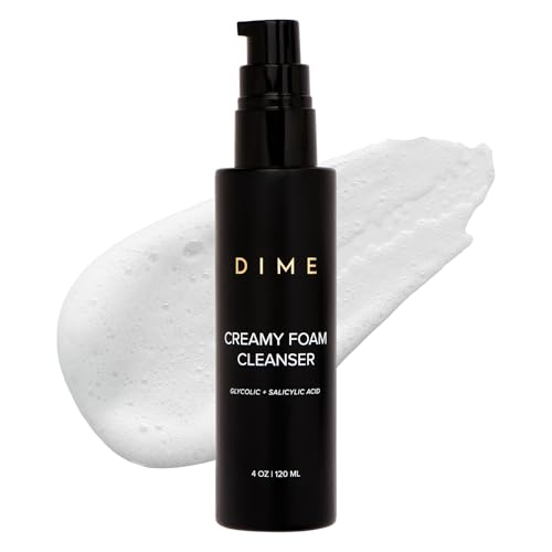 DIME Beauty Creamy Foam Cleanser - Gentle Face Wash, 4 oz