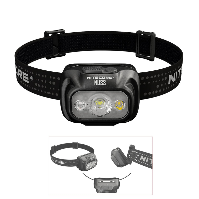 Nitecore NU33 700 Lumen USB C Rechargeable Head Lamp with Red Light - BeesActive Australia