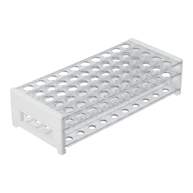 Plastic Test Tube Rack for 15/18 mm Tubes, Hole Diameter is 18.7mm, Holds 50, Detachable, Karter Scientific 208U7 (Pack of 10) 15/18mm Pack of 10