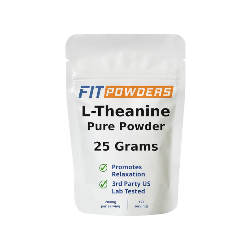 L-Theanine Powder 25g – L Theanine Supplement, Scoop Included, Pure, Non-GMO, Vegan, Gluten-Free 0.88 Ounce (Pack of 1)