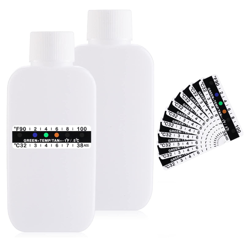 12 Pcs Urine Test Complete Kit, Include 2 Urine Test Bottles 10 Temperature Test Urine Strips - BeesActive Australia