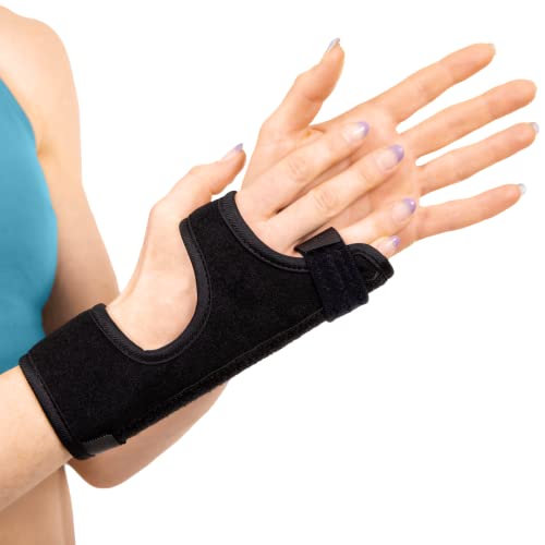 BraceAbility Ulnar Gutter Splint - Hand Support Brace for Metacarpal and Boxer's Fracture Treatment, Broken or Jammed Pinky and Ring Trigger Finger Pain Relief, Right or Left Immobilizer Cast (L) Large