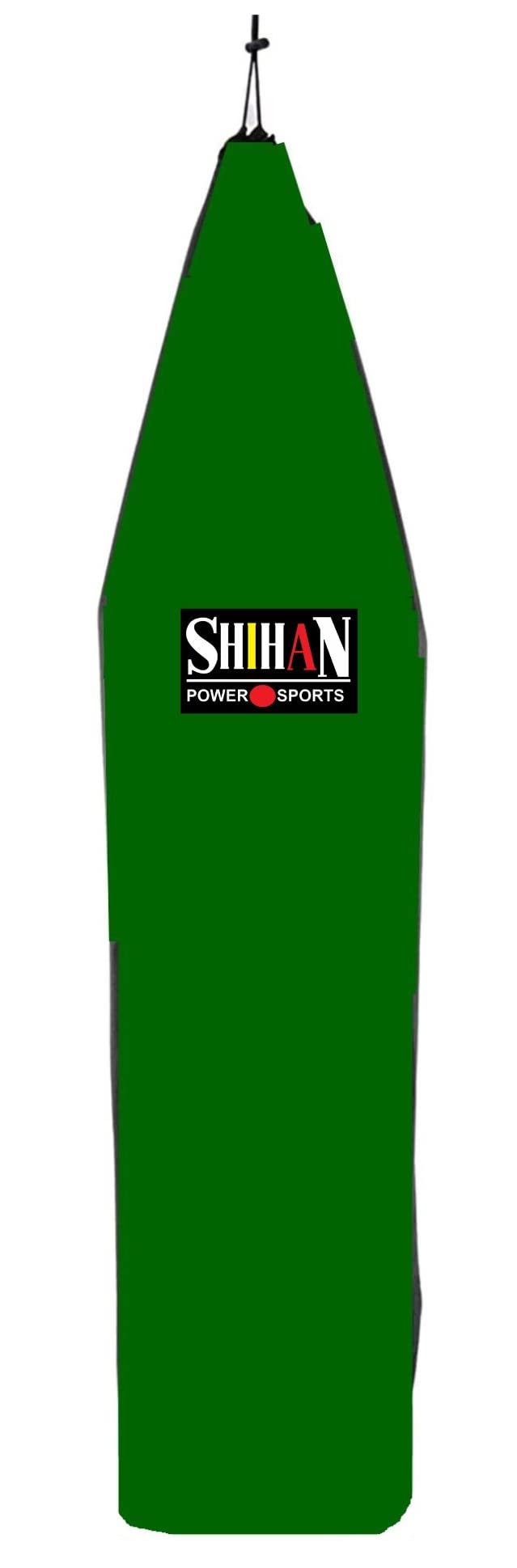 SHIHAN Power Sports Boxing Bag Cover Green Waterproof 5-6ft & 24inch Diameter Large Punch Outdoor Protection for Your , Ideal freestanding Bags, Black - BeesActive Australia