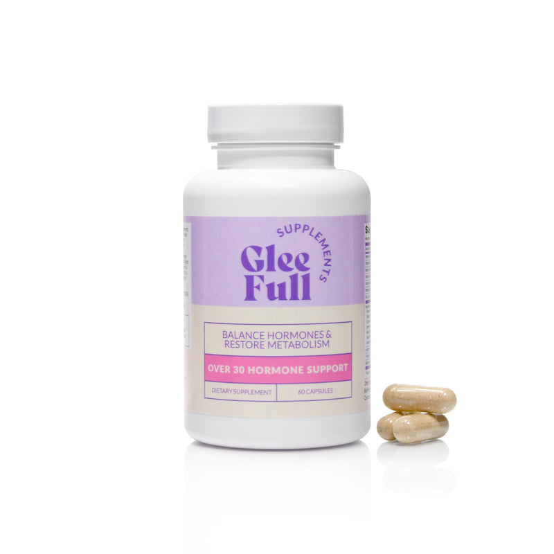 GleeFull Over 30 Hormone Support - Menopause Supplements for Women - Hormone Balance for Women - Hot Flash Relief - Menopause Support 60 Count (Pack of 1) - BeesActive Australia