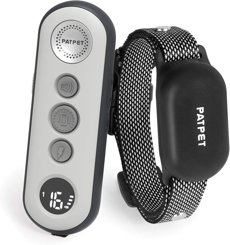 PATPET Dog Shock Collar with Remote - 3 Safe Training Modes, Rechargeable Waterproof Dog Training Collar for Small Medium Large Dogs (8-120 lbs), 3000Ft Control Electric Bark Collar with Remote - BeesActive Australia