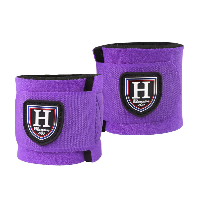 Harrison Howard Durable Shock-Absorbent Breathable Impact Protection Pastern Wraps for Horse Sold in Pairs-Purple Purple - BeesActive Australia