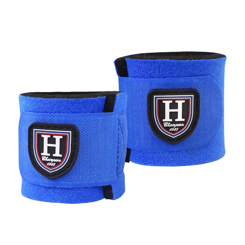 Harrison Howard Durable Shock-Absorbent Breathable Impact Protection Pastern Wraps for Horse in Pairs Blue - BeesActive Australia