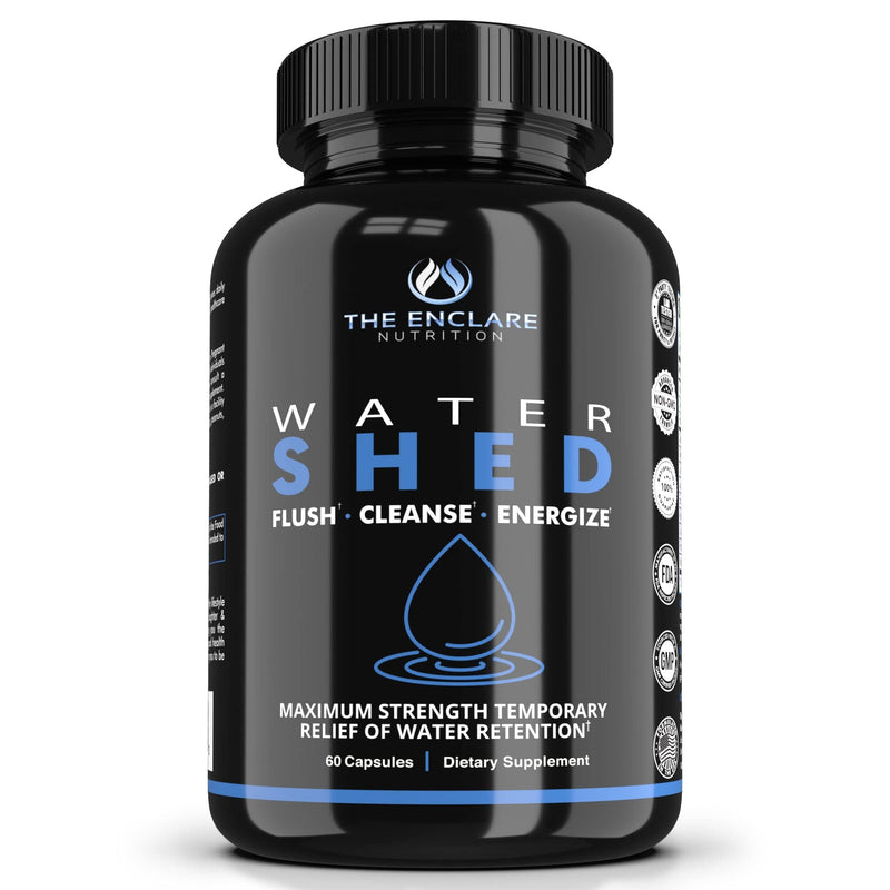 Water Pills Diuretic Water Retention - Liver Detox, Kidney Cleanse, Weight, Swelling Legs & Feet, Edema, Bloating Relief, Fluid Balance - Dandelion Vitamin B6 Green Tea Watershed Max Strength 60ct (1) 1