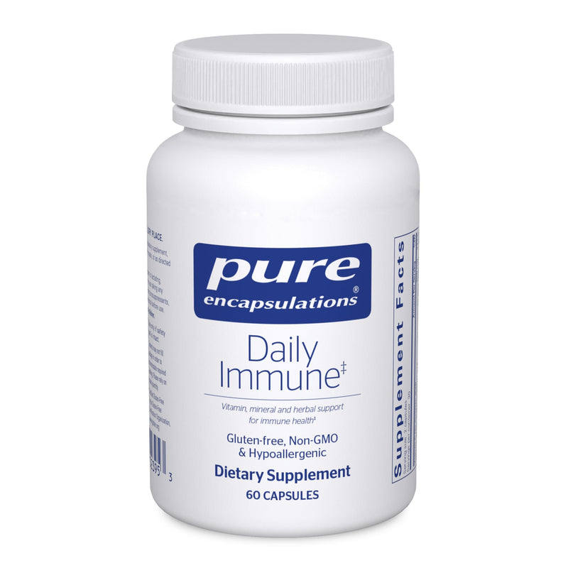 Pure Encapsulations Daily Immune, 60 Capsules | Comprehensive Immune Formula with Vitamin, Mineral, and Herbal Support, Supports Immune System Defense and Function* 60 Count (Pack of 1)