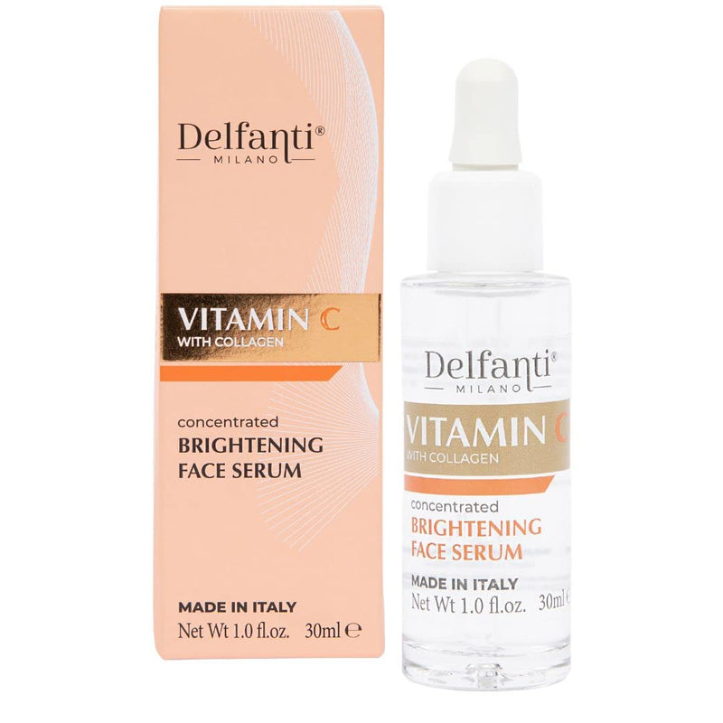 Delfanti Milano • VITAMIN C with COLLAGEN • Concentrated Brightening Face Serum • Made in Italy - BeesActive Australia