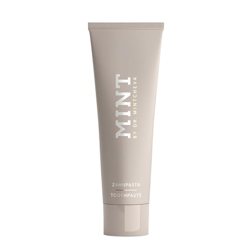 Mint Toothpaste Without Fluoride - Vegan and Without microplastic - Cleans Particularly Thoroughly and Protects reliably - Unique Ultrapolish Technology MPT1 - By Dr. Mintcheva | 2.78 oz