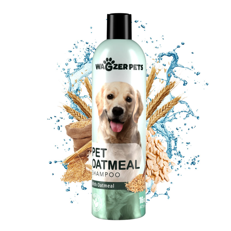 Oatmeal Dog Shampoo with Coconut Oil for Dogs | Soothing Dog Shampoo for Itching and Dry Skin | Oatmeal Bath Hypoallergenic and Gentle Pet Care for Sensitive Skin and Coat | 16 oz - PawsPlanet Australia