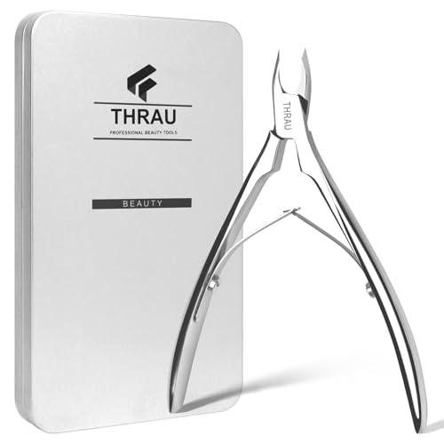 THRAU Cuticle Trimmer for Manicure and Pedicure