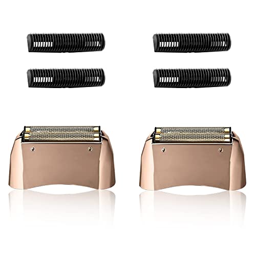 Shaver Replacement Pro Foil & Cutter,Compatible with andis TS-1 Shaver Head Rose Gold 2 Pack