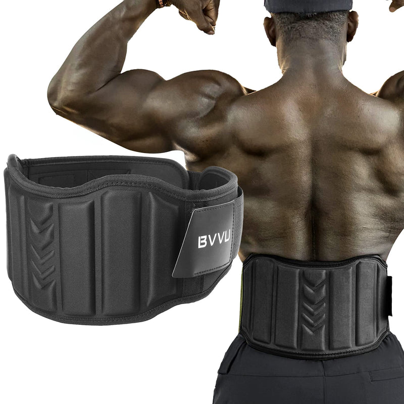 BVVU Weight Lifting Belts for Men Quick Locking Gym Belt for Workout Lumbar Support,Cross Training,Squat Belt Fitness Equipment Medium Black - BeesActive Australia