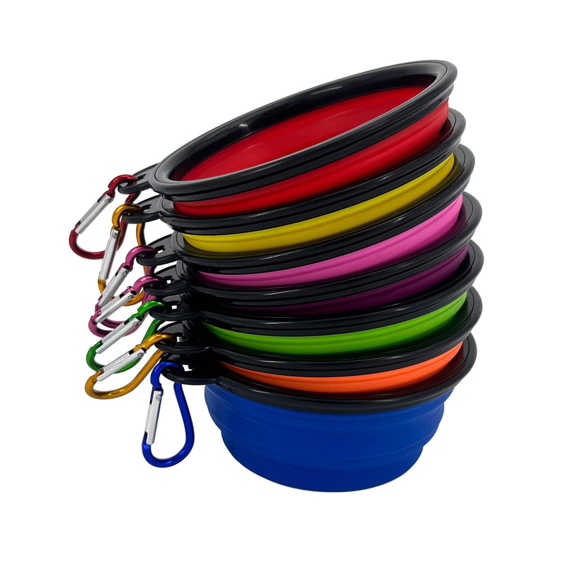 Collapsible Dog Bowl, 10 Pack, Portable, Safe, Reusable, Suitable for Indoor and Outdoor Activities - BeesActive Australia