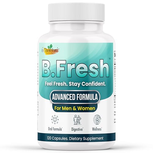 B. Fresh Breath Freshener Oral Probiotics for Bad Breath – Dental Probiotic Supplement for Gum Health & Oral Microbiome Balance – with Lactobacillus for Complete Oral Care – 120 Capsules