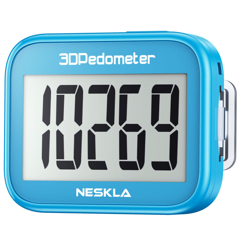 3D Pedometer for Walking, Simple Step Counter with Large Digital Display, Step Tracker with Removable Clip Lanyard, Accurately Track Steps for Men Women Kids Adults Seniors - BeesActive Australia