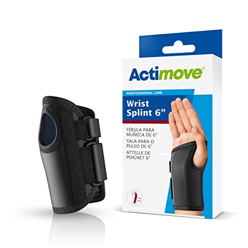 Actimove® Wrist Splint 6″ Right Black Medium