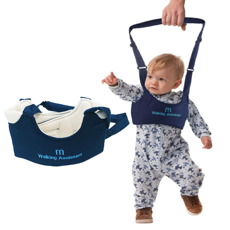 Adjustable Baby Walking Harness Toddler Walk Harness Walking Assistance for Baby,Easy-to-Wear Walking Learning Helper for Boys and Girls 8-14 Months (Cyan) Cyan - BeesActive Australia