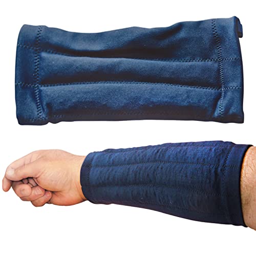 Weighted Compression Sleeve (5 Size Options) Tremor Control, Strength/Movement Assistance, PT & OT (USE SIZE CHART & VIDEO TO FIND THE CORRECT SIZE) Arm Weight MED