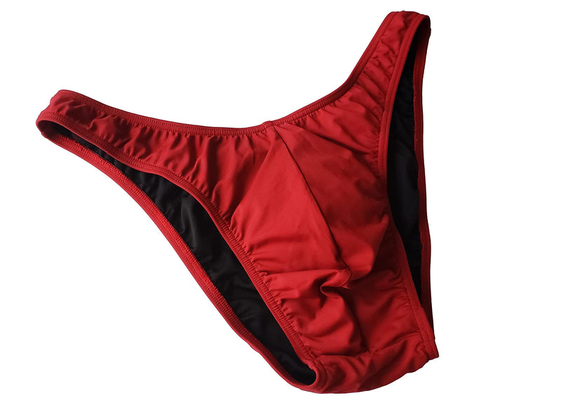 FAST SHIP- NPC,IFBB,WBFF Men's bodybuilding posing trunks/posing fitness suit - wine color Medium