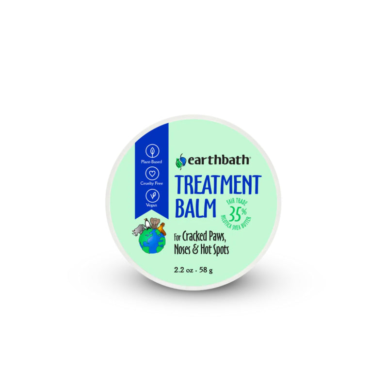 earthbath, Treatment Balm - Dog Balm for Paws and Nose, Dry Cracked Nose and Paw Balm, Plant-Based, Curelty-Free, Vegan, Made with Nilotica Shea Butter for Dogs and Cats - 2.2 Oz - PawsPlanet Australia