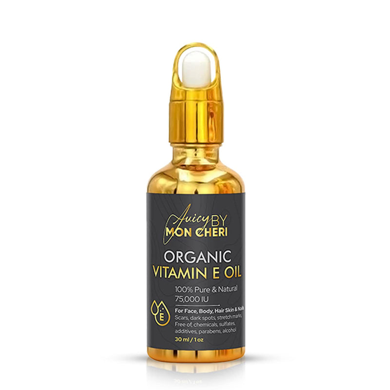 Pure Organic Vitamin E Oil - 1oz Dropper | Soften, Fade Dark Spots & Redness, Scars, stretch marks Improve Texture - BeesActive Australia