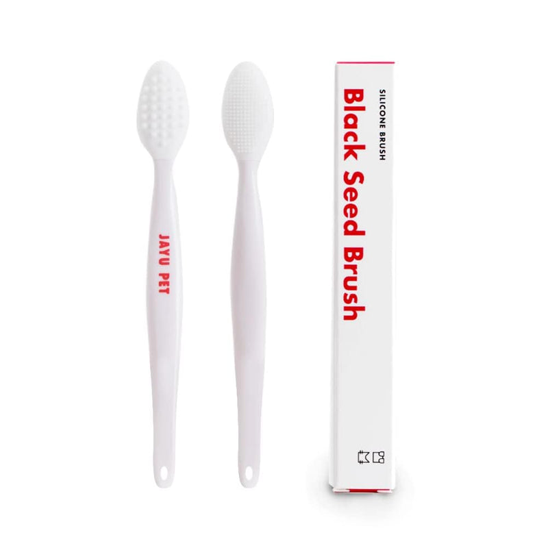 Black Seed Brush - Cat Acne Chin Treatment, Cat Acne Brush, Silicone Brush for Cats Chin Acne & Blackhead Exfoliation, Double-sided Cat Grooming Brush (1PCS) 1 - BeesActive Australia