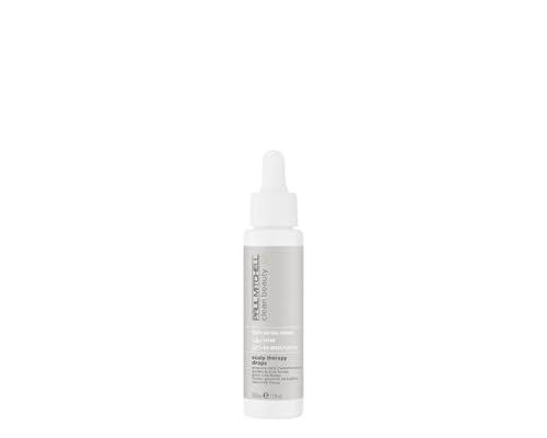 Paul Mitchell Clean Beauty Scalp Therapy Drops, Ultra-Lightweight Scalp Serum Soothes + Nourishes All Hair Types, Especially Dry, Oily + Sensitive Scalps, 1.7 fl. oz.