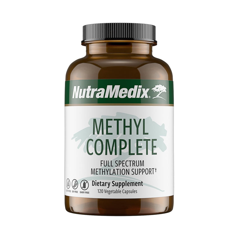 NutraMedix Methyl Complete - Complete Methylation & Energy Support Capsules - Vitamin B2, B6, B12 & Folate - with Creatine Monohydrate & Betaine Anhydrous (120 Count)