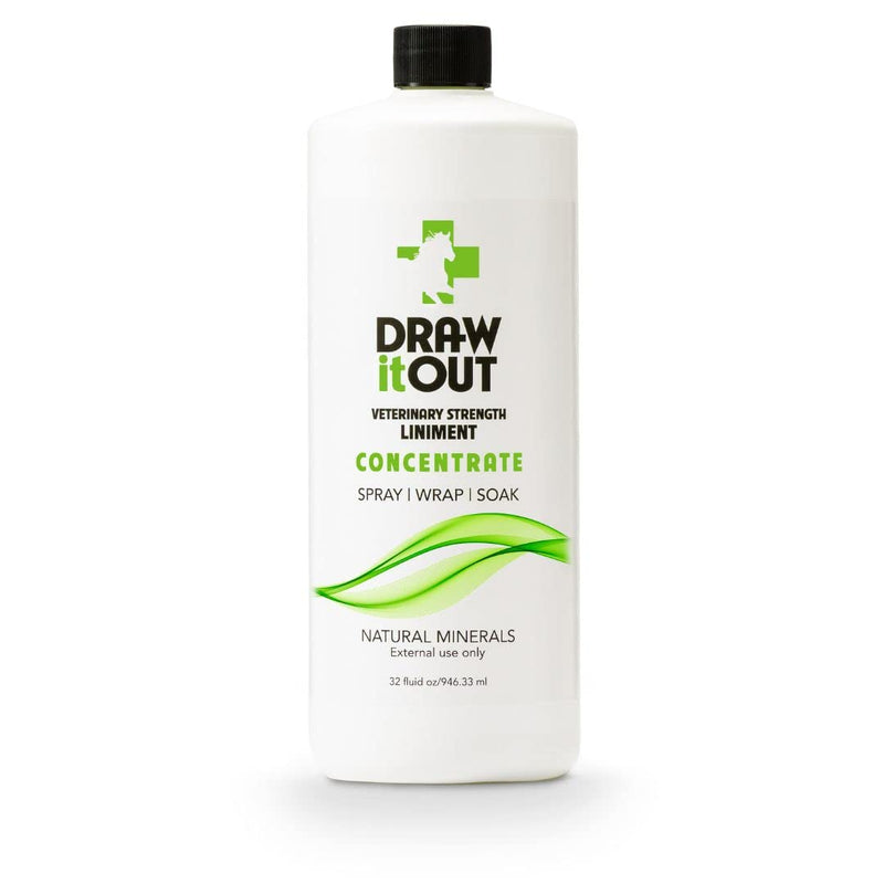 Liniment Spray Concentrate - Veterinary Strength - Odorless and Colorless - Pain Relief Topical Analgesic Horse Cream for Joint and Muscle Pain - Spray Wrap Soak - Natural Mineral 32 Oz - BeesActive Australia