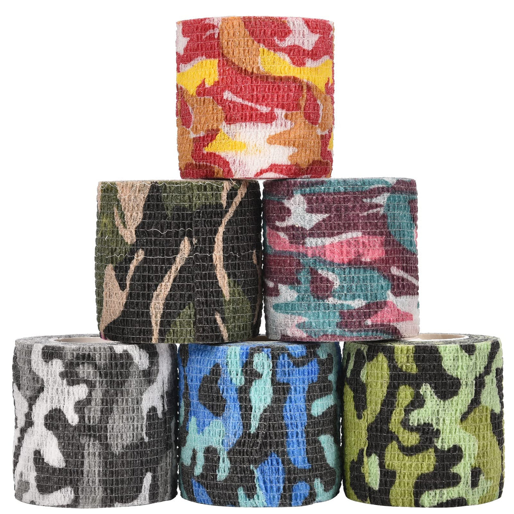 Vet Wrap Self Adhesive Bandage Wrap Non-Woven Pet Tape Bulk Self Adherent Wrap for Horse, Dog, Cat, Bird, Animals camo1