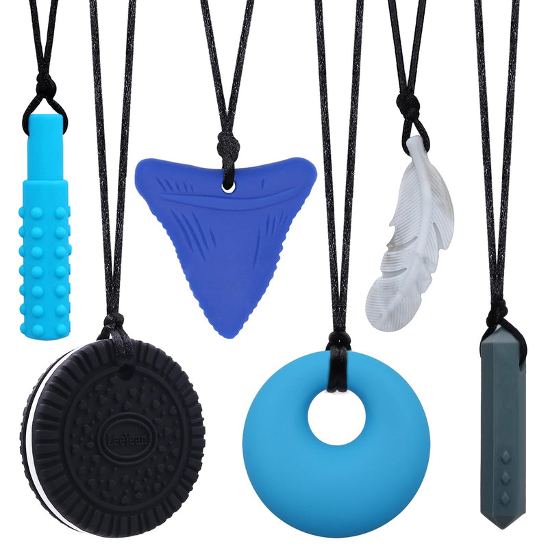 Chew Necklaces for Sensory Kids, Sensory Toys for Kids with Autism, ADHD, SPD, Chewing, Autism Sensory Products Reduce Adult Anxiety Fidgeting - BeesActive Australia