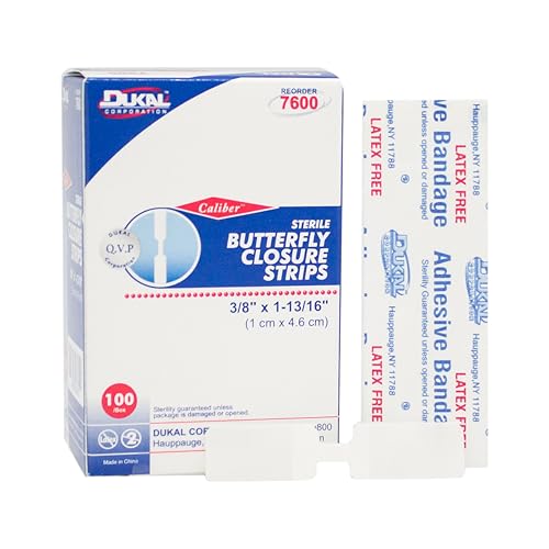 Dukal Butterfly Wound Closure Strips (Box of 100)