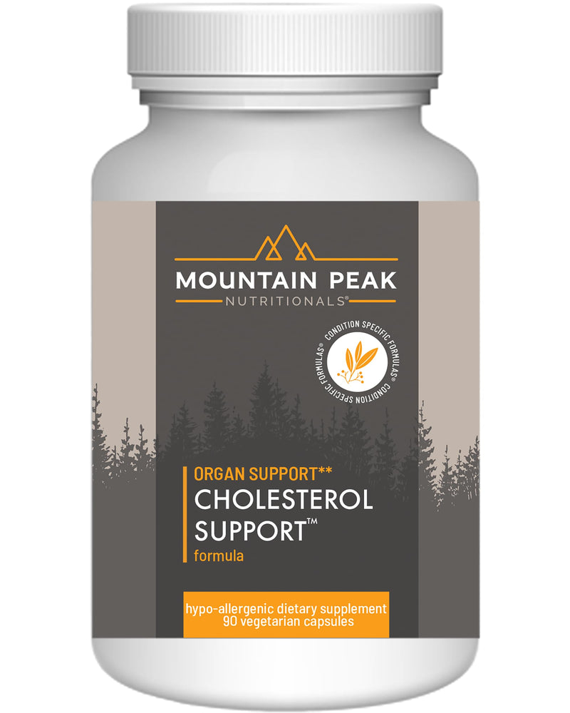 Mountain Peak Nutritionals Cholesterol Support Supplement - with Artichoke Extract, CoQ10, & Red Yeast Rice - Plant-Based Formula Supports Heart Health & Healthy Lipid Levels (90 Vegetarian Capsules) 90 Count (Pack of 1)