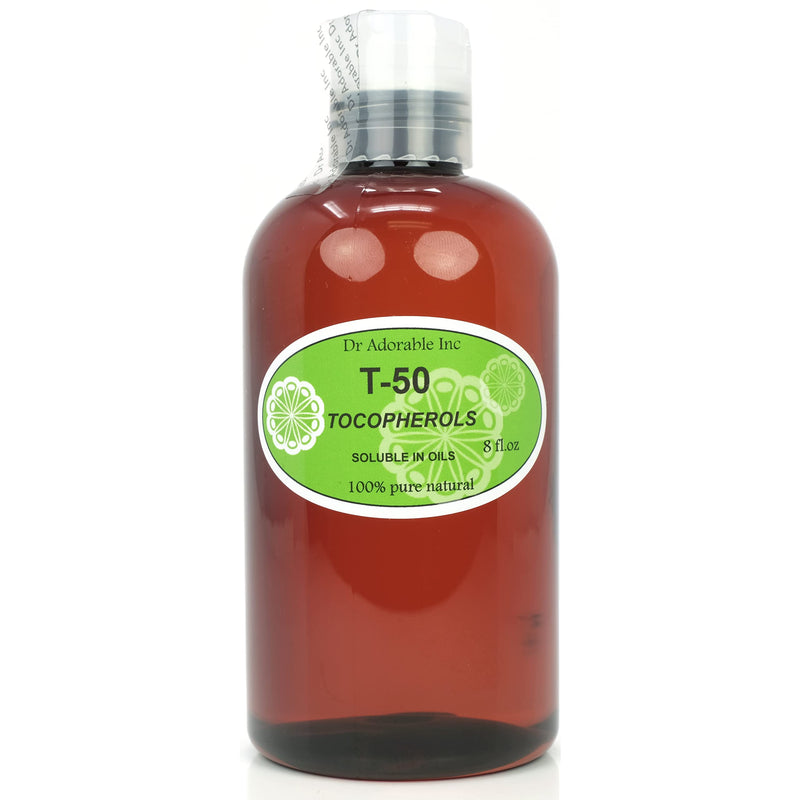 Dr Adorable - 8 oz - Tocopherols T-50 Oil-Soluble Vitamin E | Premium Natural Anti Aging